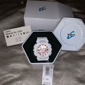 Brand new BABY-G by Casio watch white/rose gold